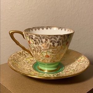 Royal Stafford BoneChina HandPainted Teacup&Saucer